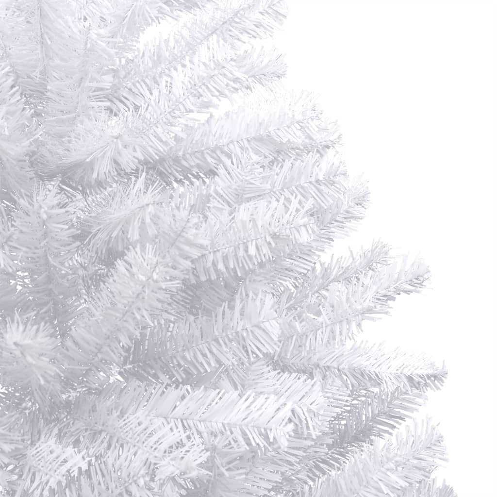 vidaXL Artificial Hinged Christmas Tree with Flocked Snow 59.1"