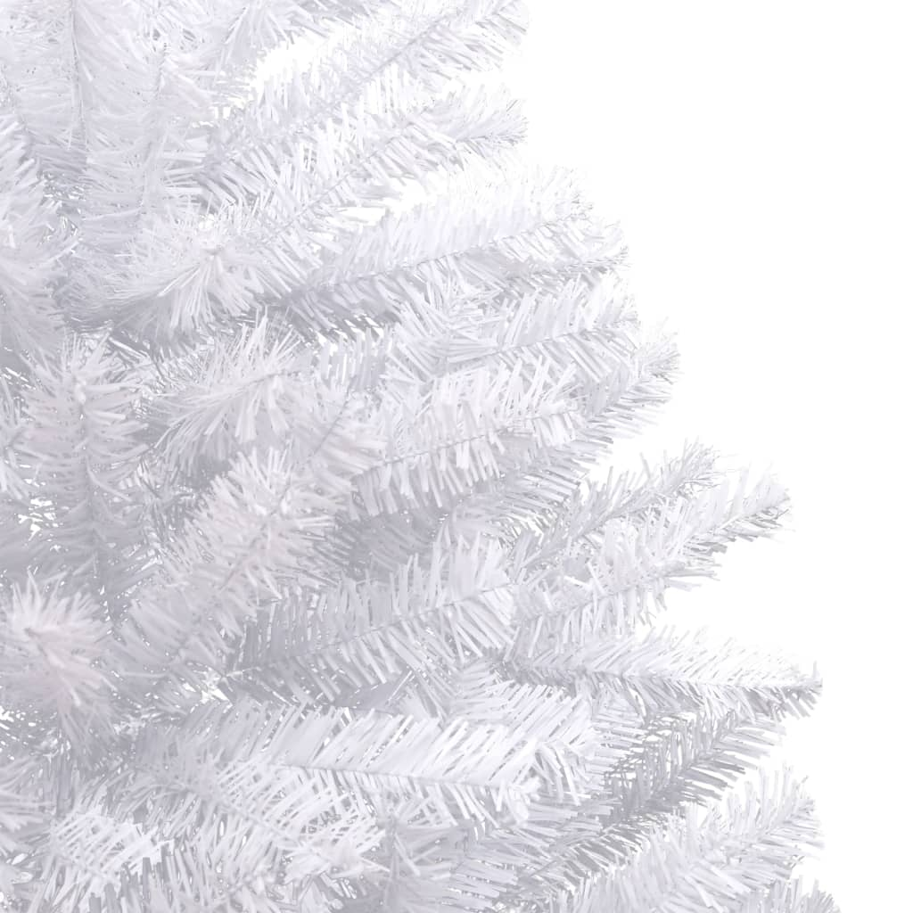 Artificial Hinged Christmas Tree with Flocked Snow 82.7"