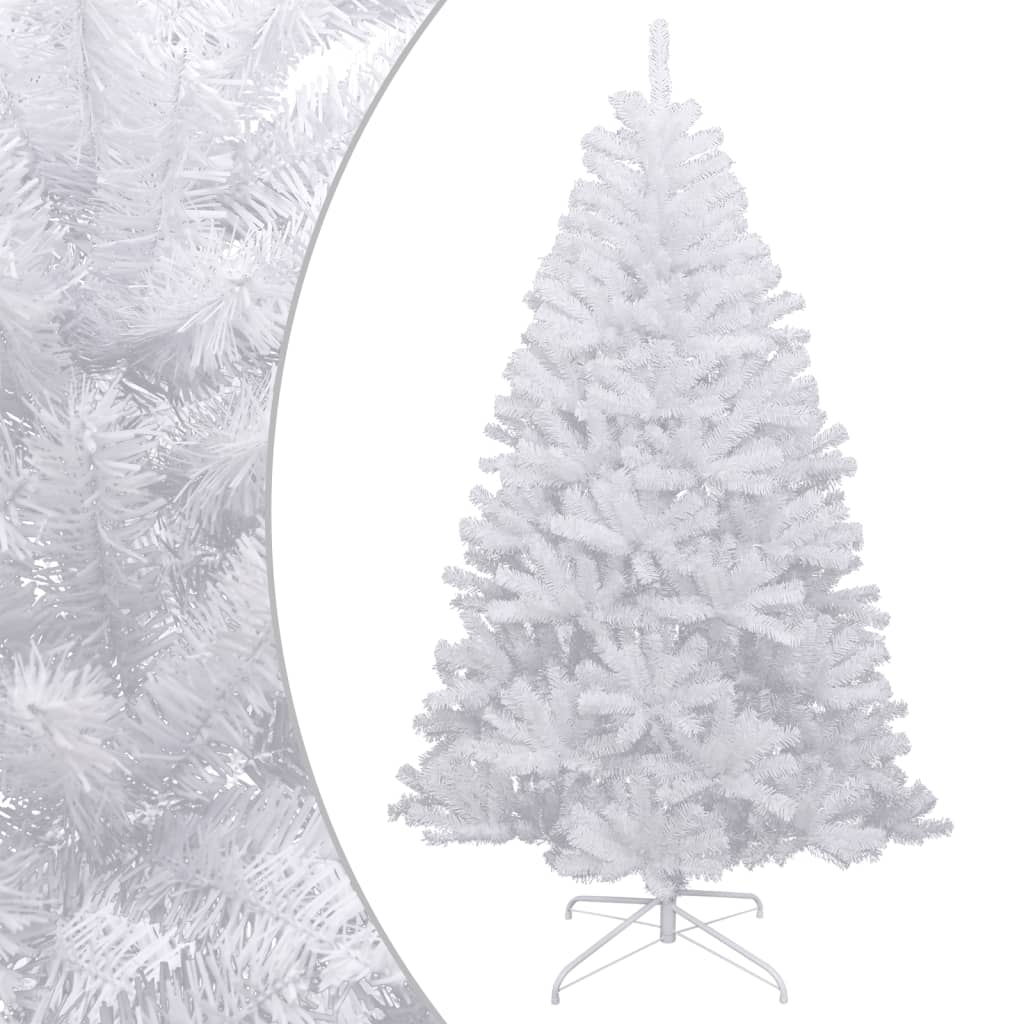 Artificial Hinged Christmas Tree with Flocked Snow 70.9"