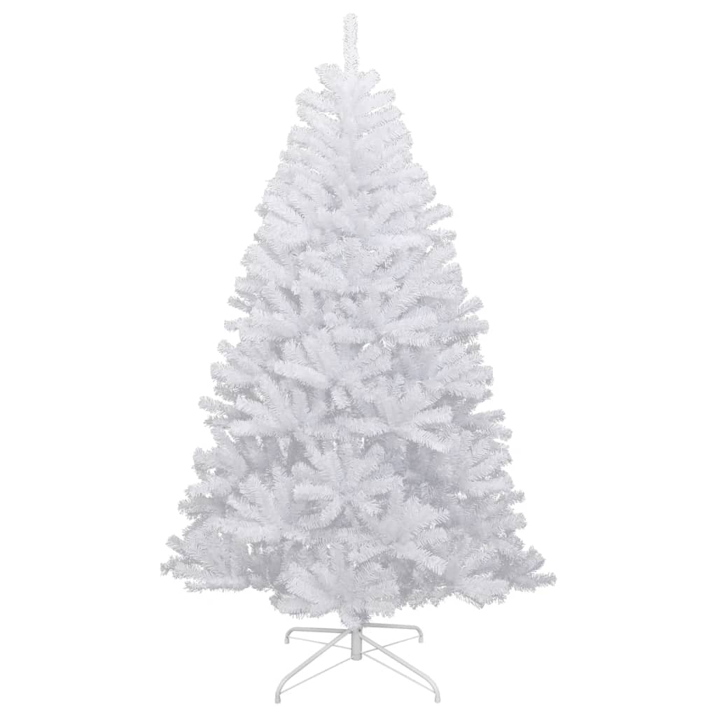 Artificial Hinged Christmas Tree with Flocked Snow 70.9"