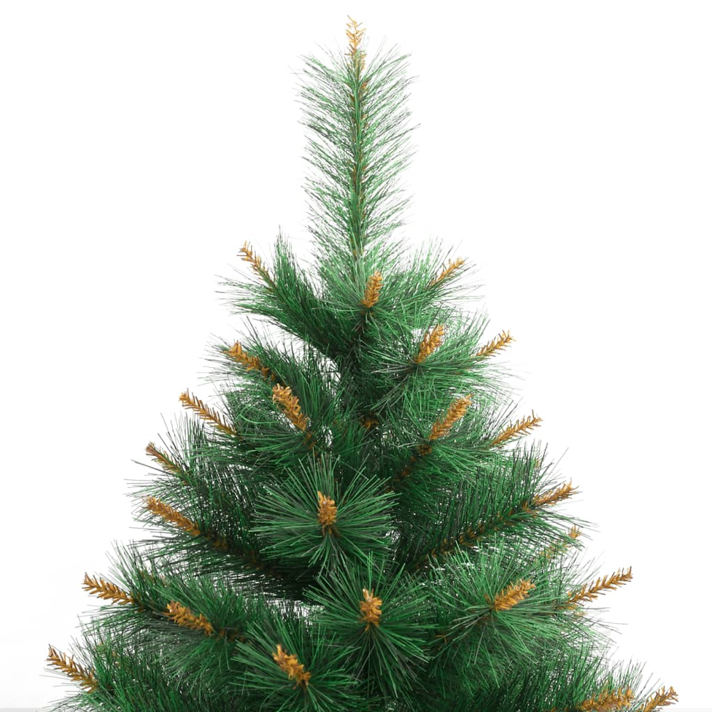 vidaXL Artificial Hinged Christmas Tree with Stand 82.7"