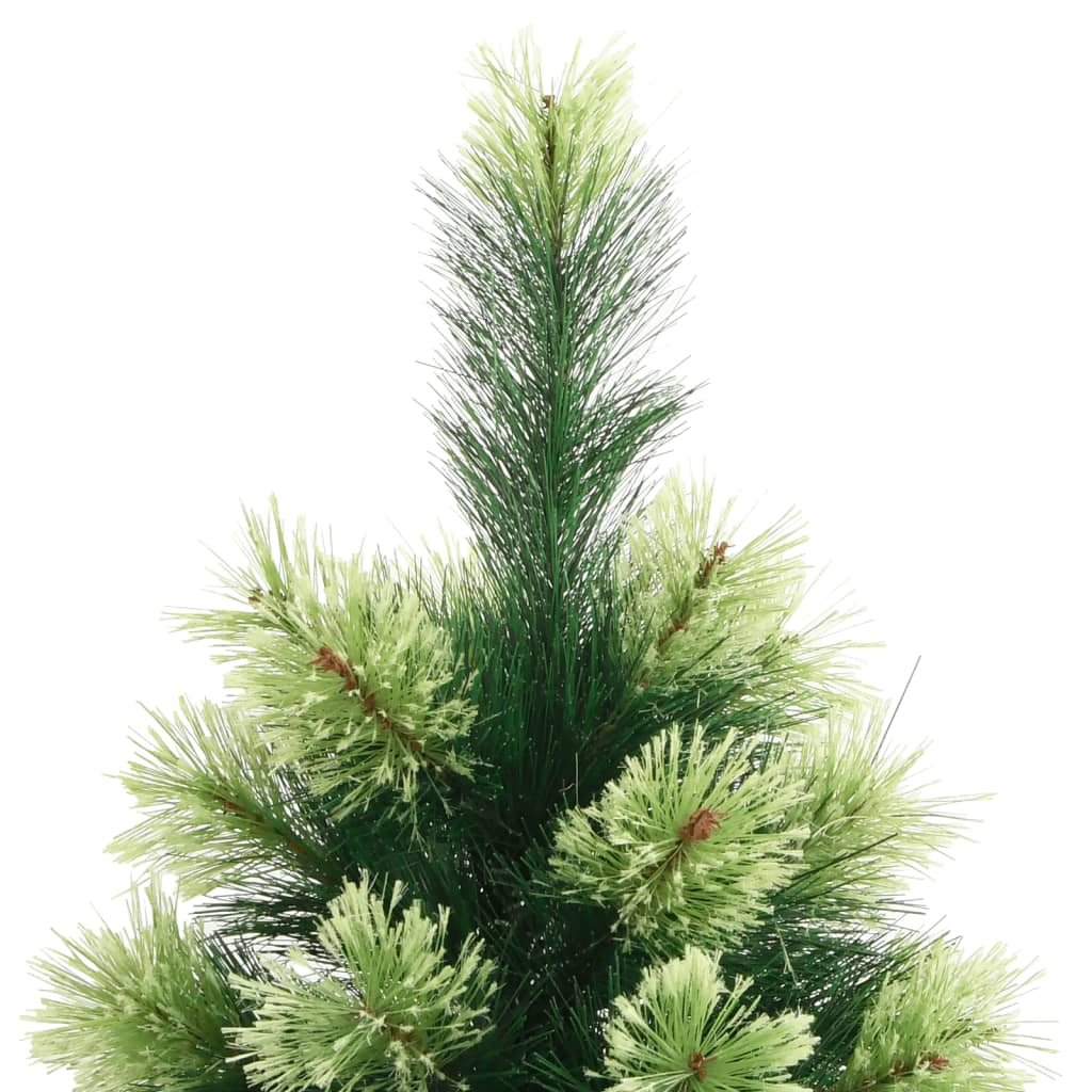 vidaXL Artificial Hinged Christmas Tree with Stand 82.7"