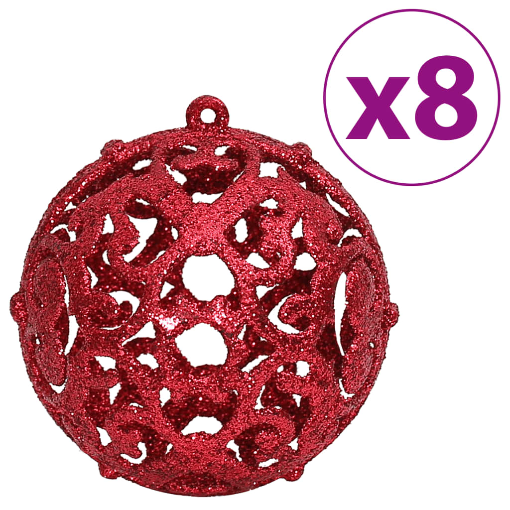 Christmas Baubles 100 pcs Wine Red 1.2" / 1.6" / 2.4"