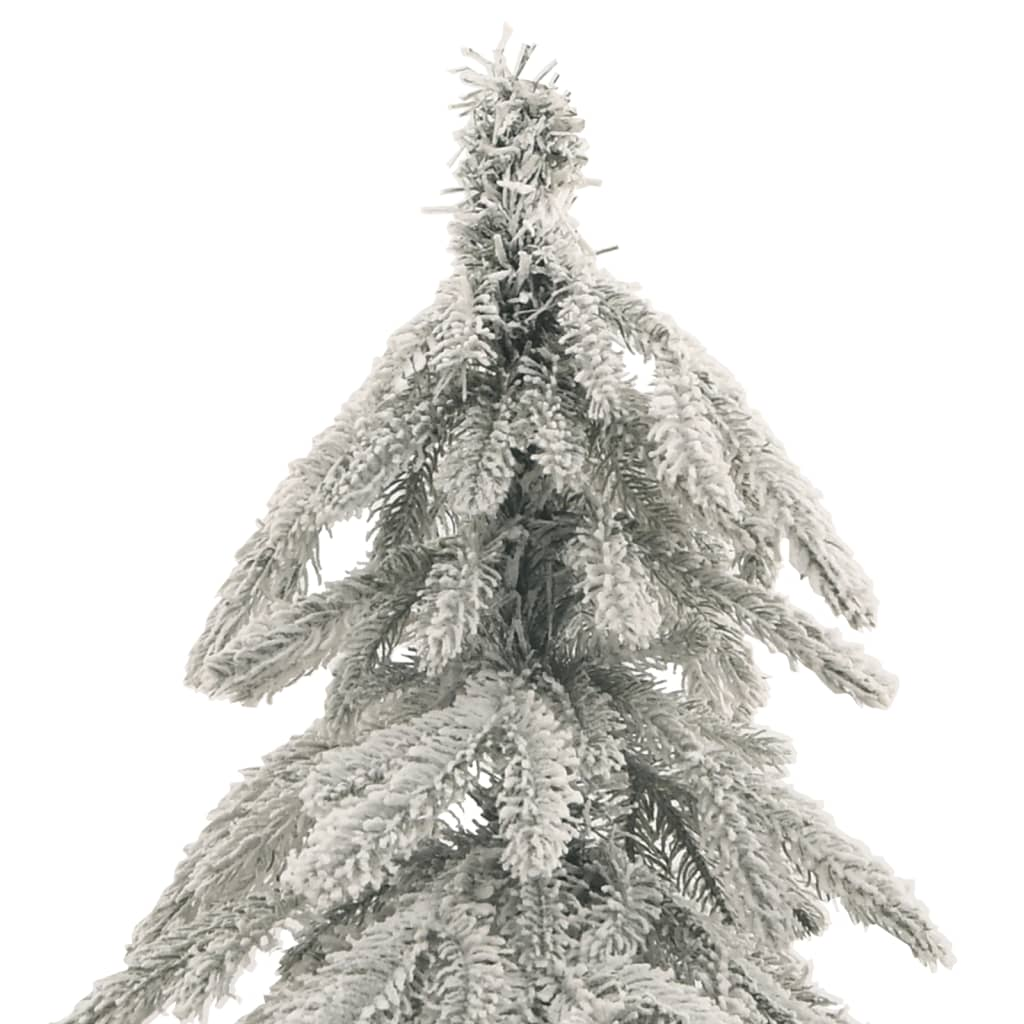 vidaXL Artificial Christmas Tree with Flocked Snow 70.9"