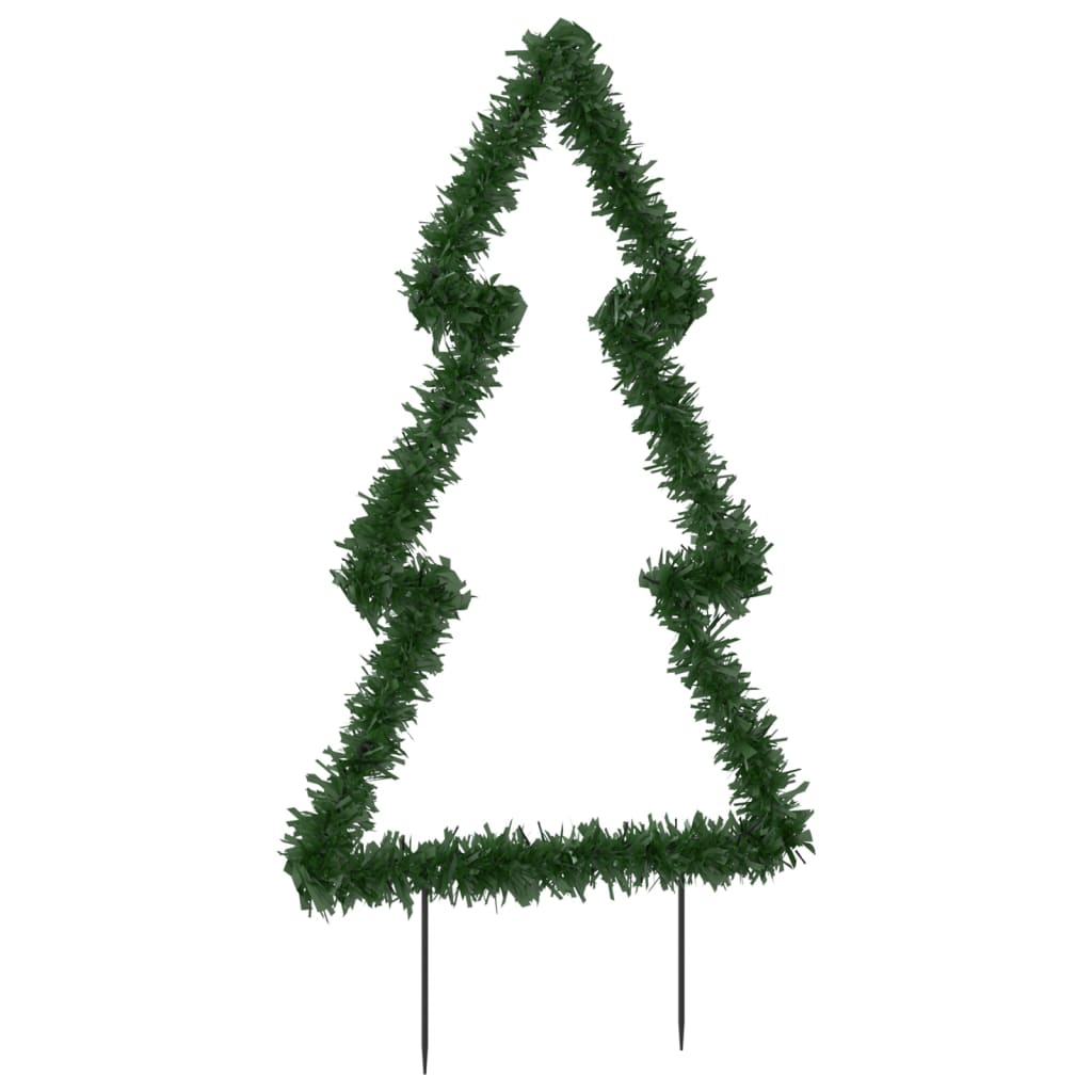 Christmas Light Decoration with Spikes Tree 80 LEDs 23.6"