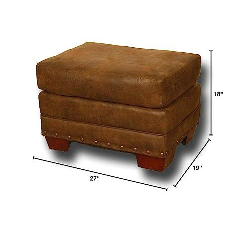 Buckskin Ottoman