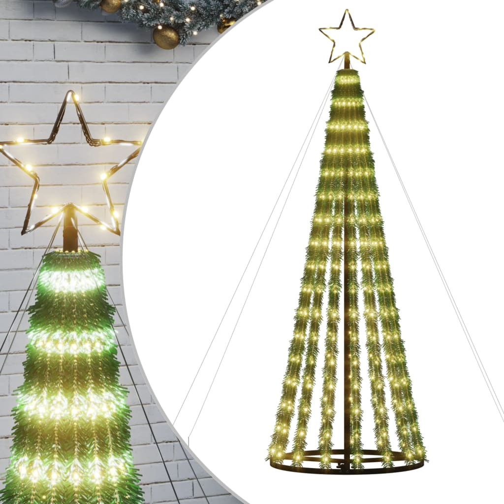 Christmas Tree Light Cone 275 LEDs Warm White 70.9"