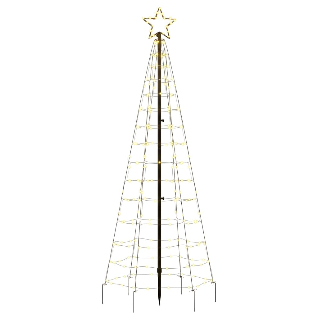 Christmas Tree Light with Spikes 220 LEDs Warm White 70.9"