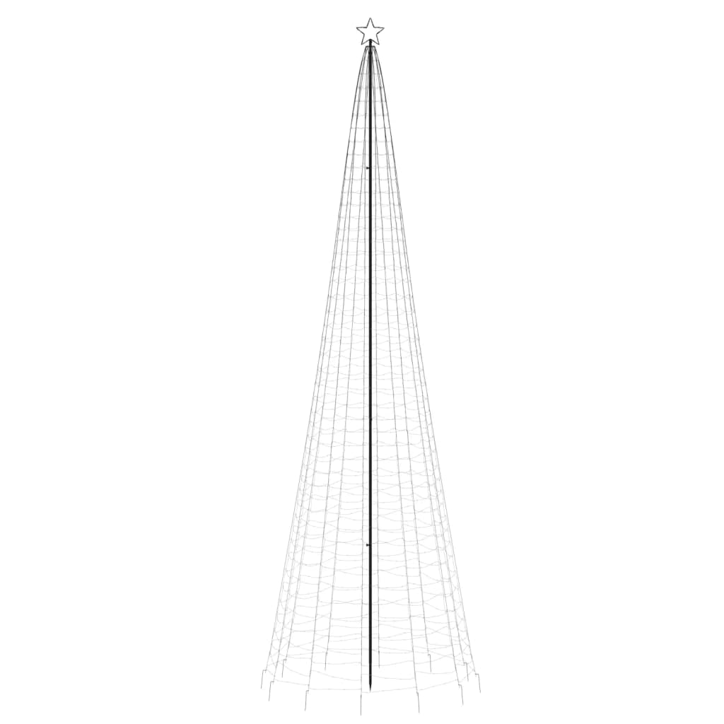 Christmas Tree Light with Spikes 1554 LEDs Blue 196.9"