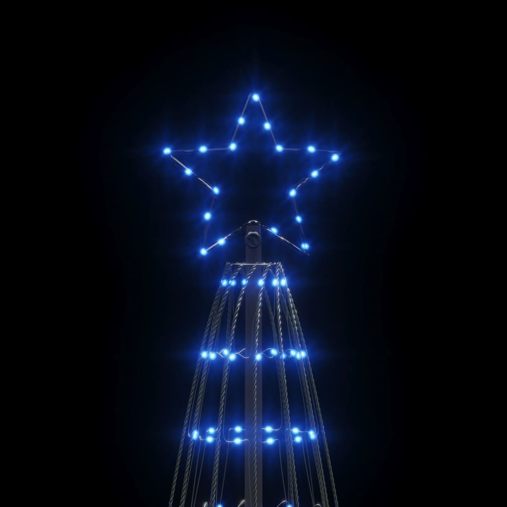 Christmas Tree Light with Spikes 1554 LEDs Blue 196.9"