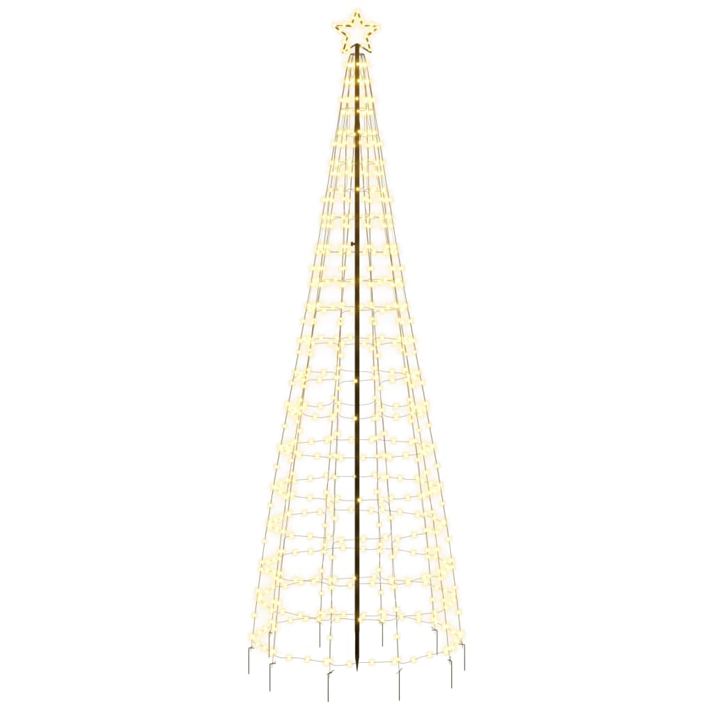 Christmas Tree Light with Spikes 570 LEDs Warm White 118.1"