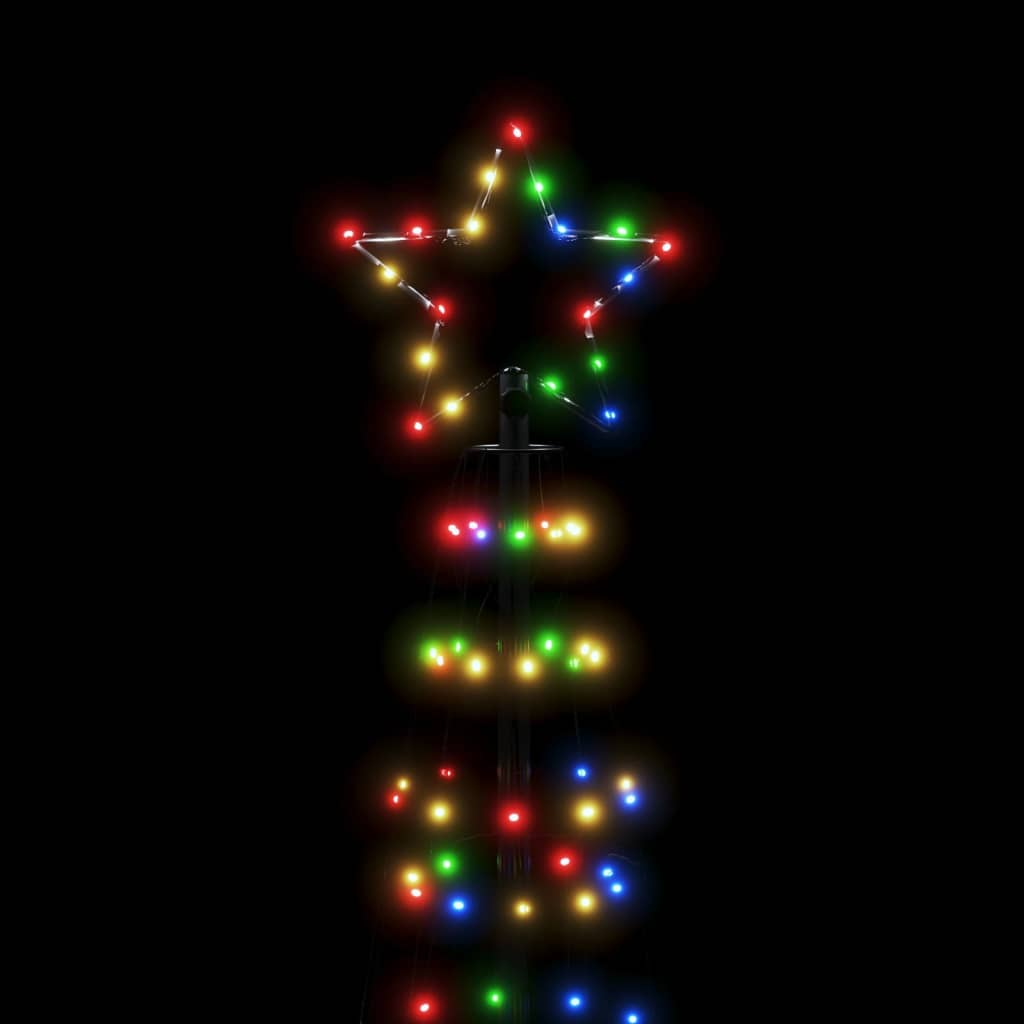 Christmas Tree Light with Spikes 570 LEDs Colorful 118.1"