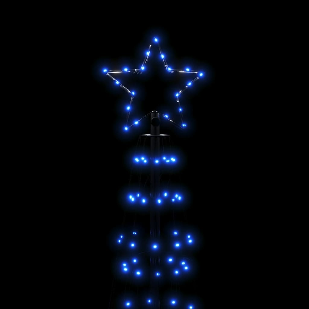 Christmas Tree Light with Spikes 570 LEDs Blue 118.1"