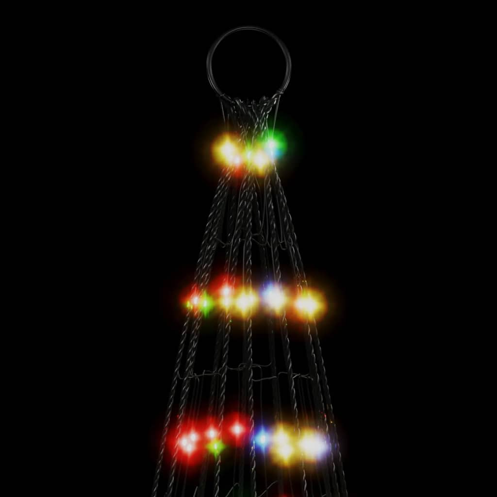 vidaXL Christmas Tree Light Cone 1554 LEDs Colorful 196.9"