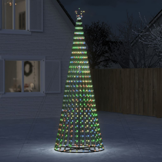 Christmas Tree Light Cone 688 LEDs Colorful 118.1"