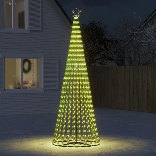 Christmas Tree Light Cone 1544 LEDs Warm White 196.9"