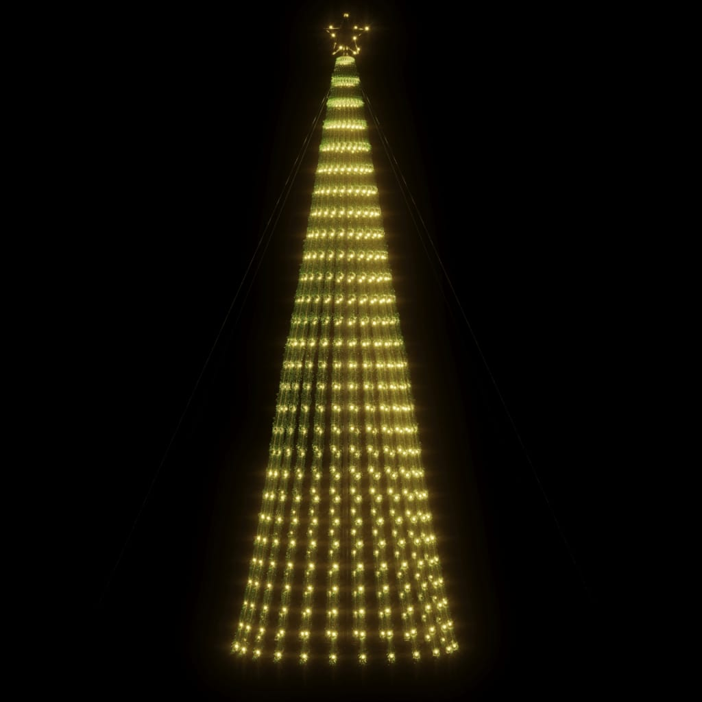 Christmas Tree Light Cone 1544 LEDs Warm White 196.9"