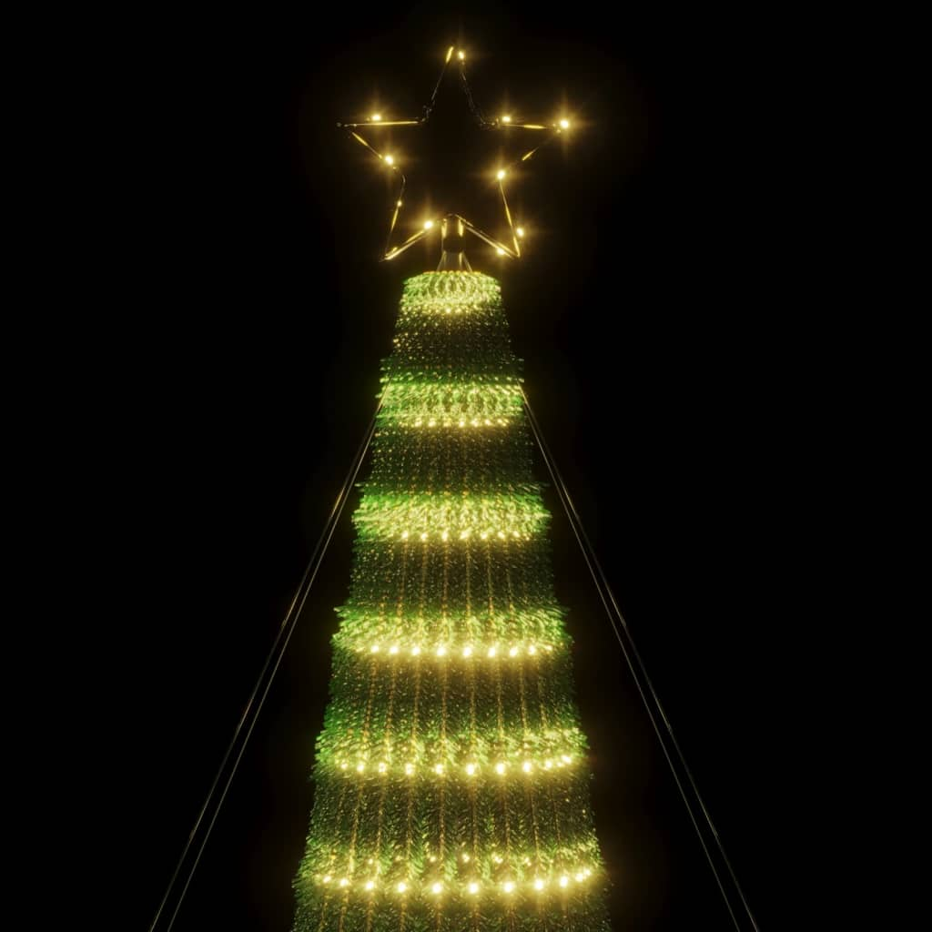 Christmas Tree Light Cone 1544 LEDs Warm White 196.9"