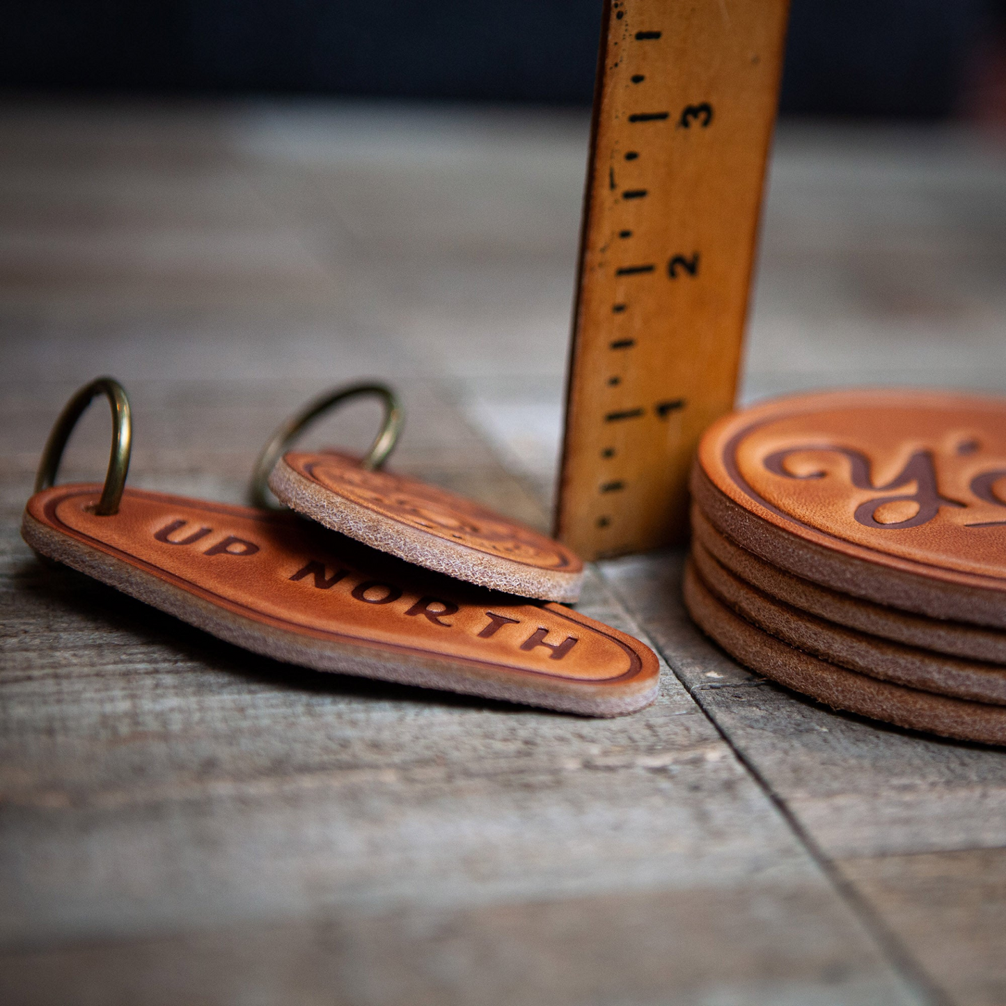 Wine Will Do Leather Coaster