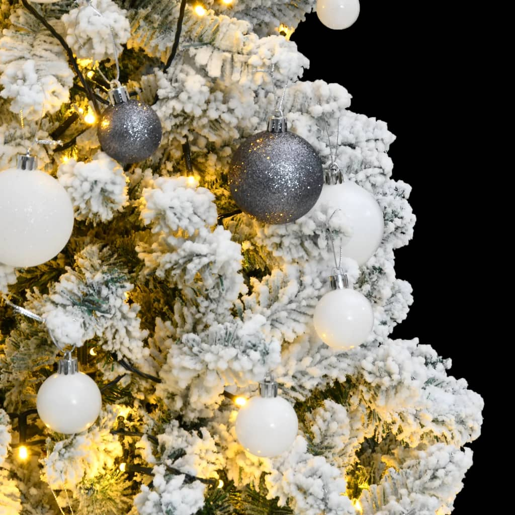 Artificial Hinged Christmas Tree 150 LEDs & Ball Set 47.2"