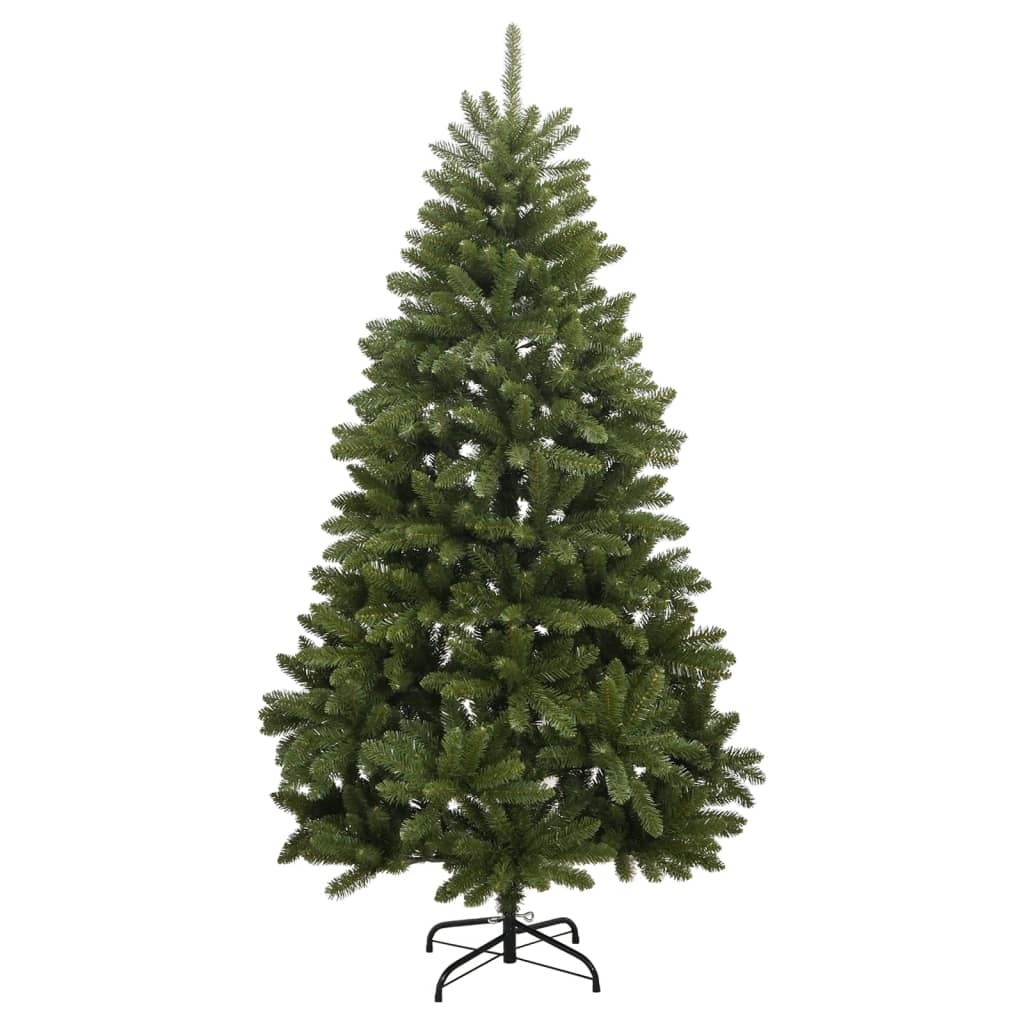 vidaXL Artificial Hinged Christmas Tree 300 LEDs & Ball Set 70.9"