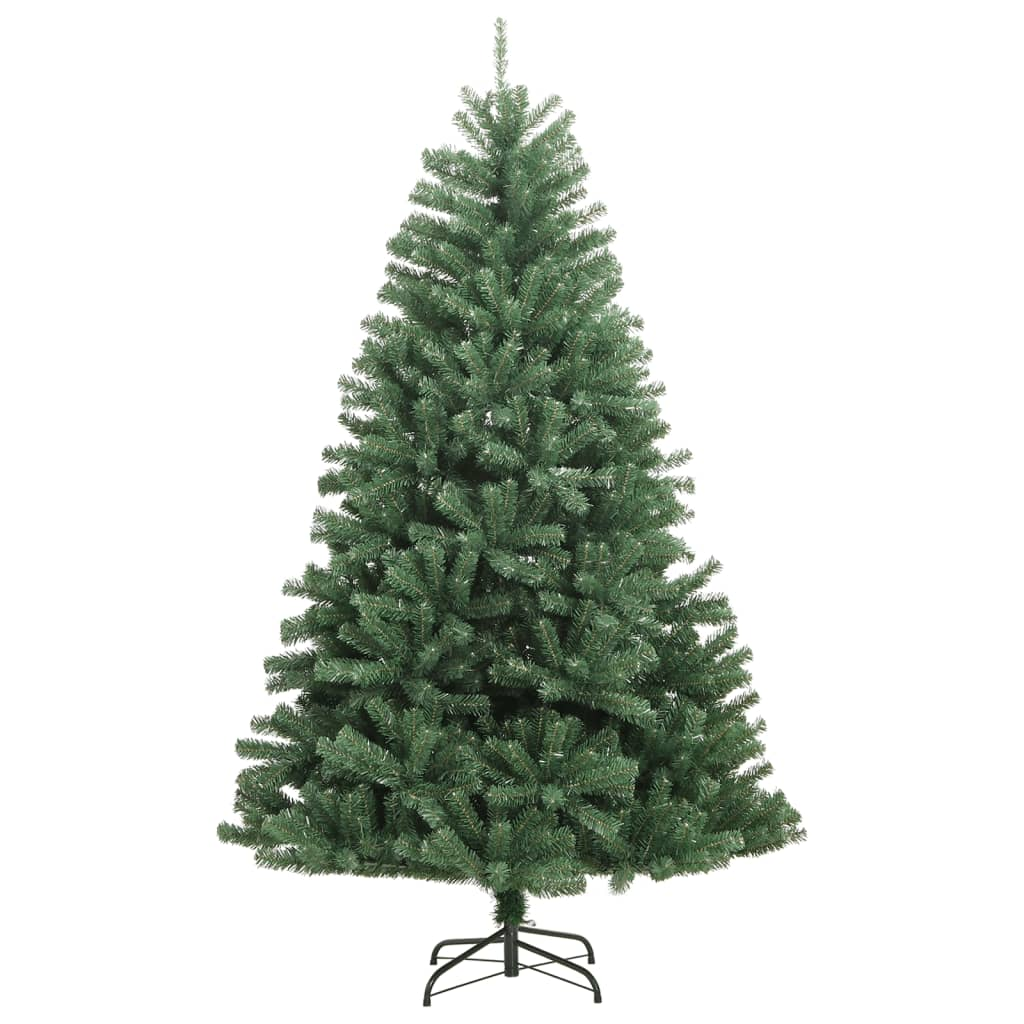 Artificial Hinged Christmas Tree 300 LEDs & Ball Set 70.9"