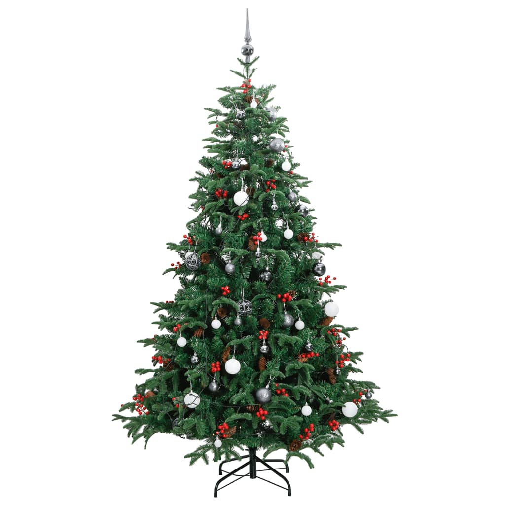 Artificial Hinged Christmas Tree 300 LEDs & Ball Set 70.9"