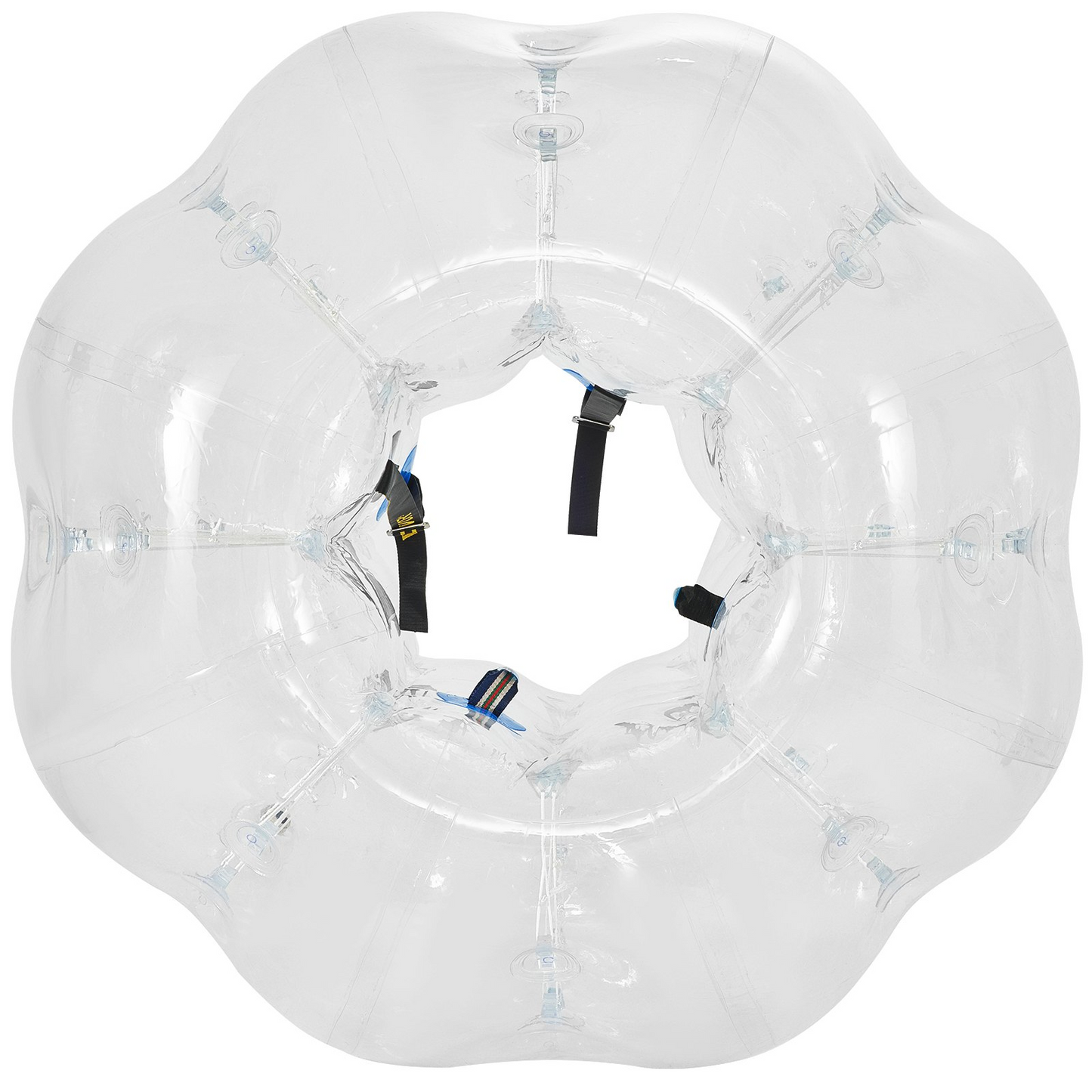 2PCS Inflatable Bumper Ball 4 FT / 1.2M Diameter, Bubble Soccer Ball, Blow It Up in 5 Min, Inflatable Zorb Ball for Adults or Children (4 FT, Transparent)