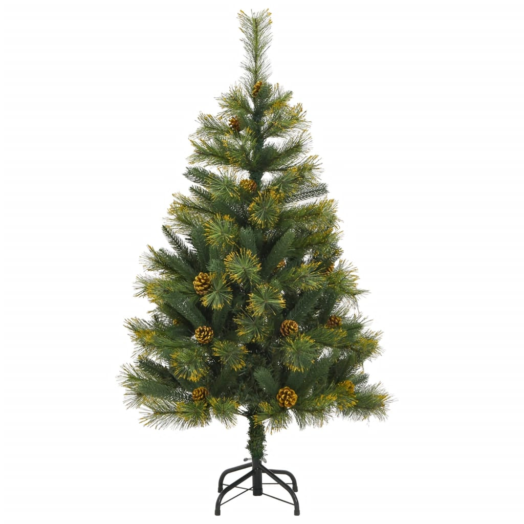 Artificial Hinged Christmas Tree 150 LEDs & Ball Set 47.2"