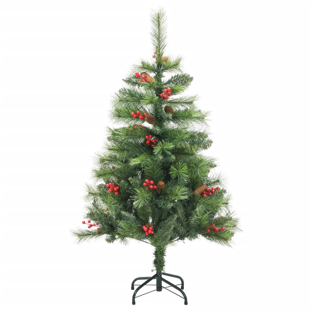 Artificial Hinged Christmas Tree 150 LEDs & Ball Set 47.2"