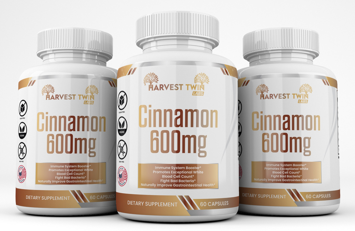 Cinnamon - 600mg 3 Pack