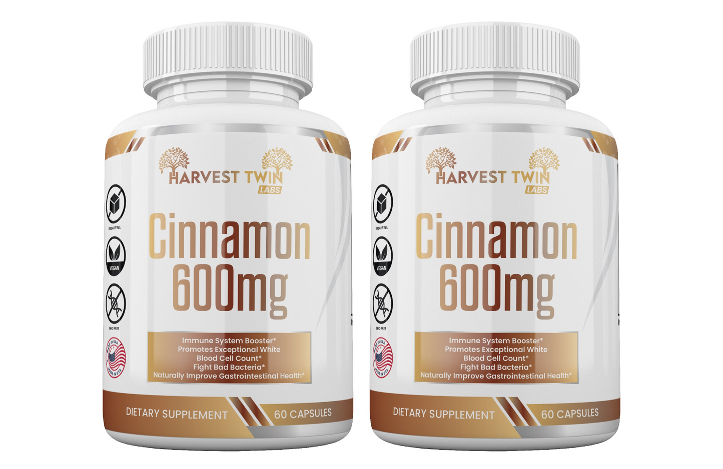 Cinnamon - 600mg 2 Pack