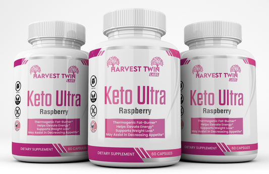 3 Pack  Raspberry Ketone Ultra - 600mg