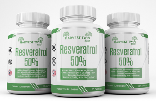 3 Pack  Resveratrol 50%