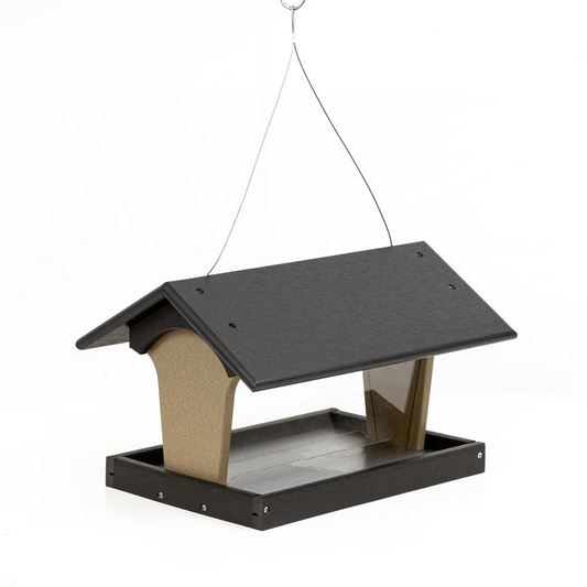 Hopper Bird Feeder Made with High Density Poly Resin