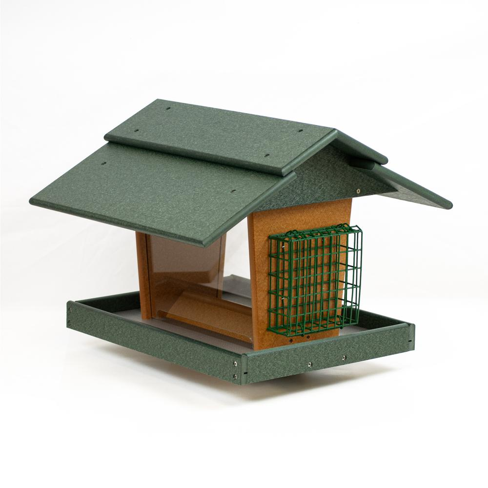 Classic Deluxe Bird Feeder Made with High Density Poly Resin