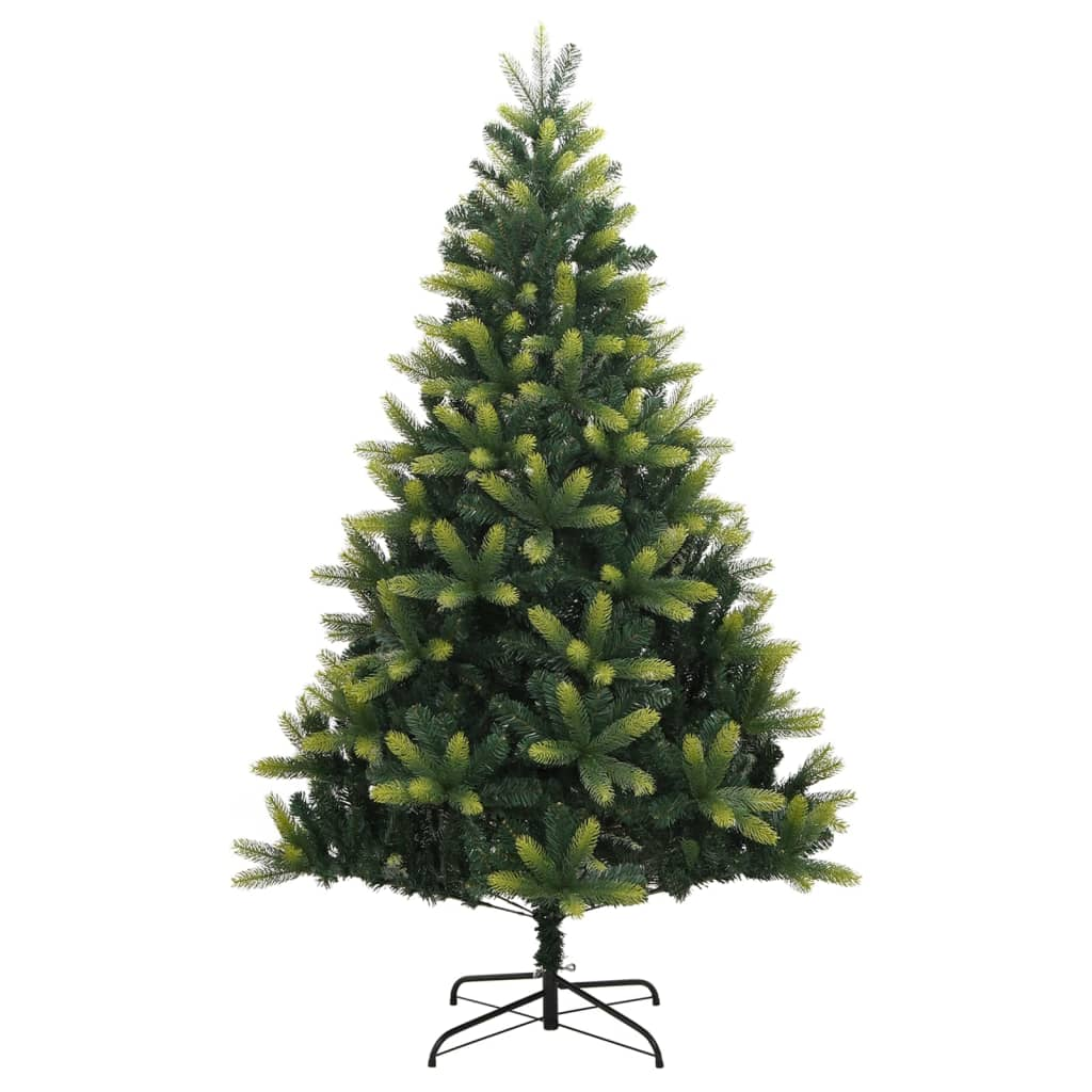 Artificial Hinged Christmas Tree 300 LEDs & Ball Set 82.7"