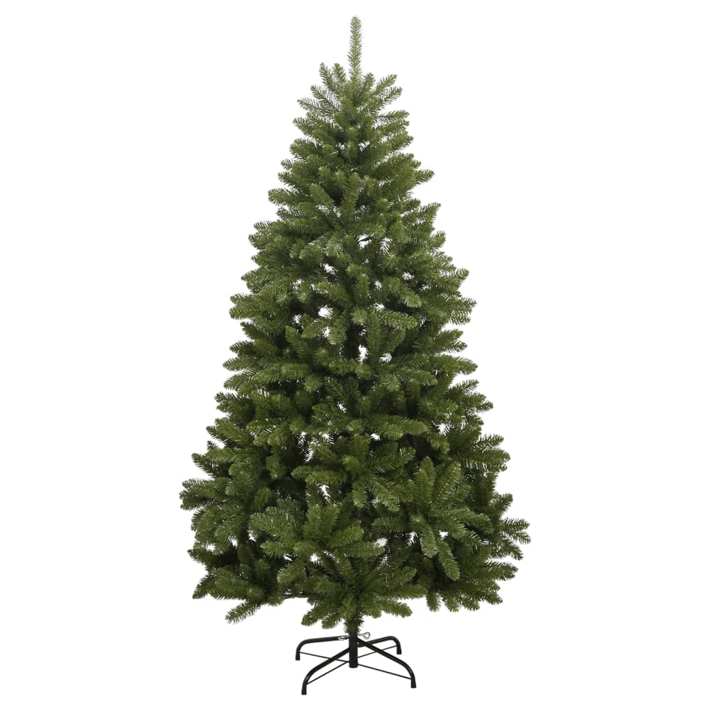 vidaXL Artificial Hinged Christmas Tree 300 LEDs 82.7"