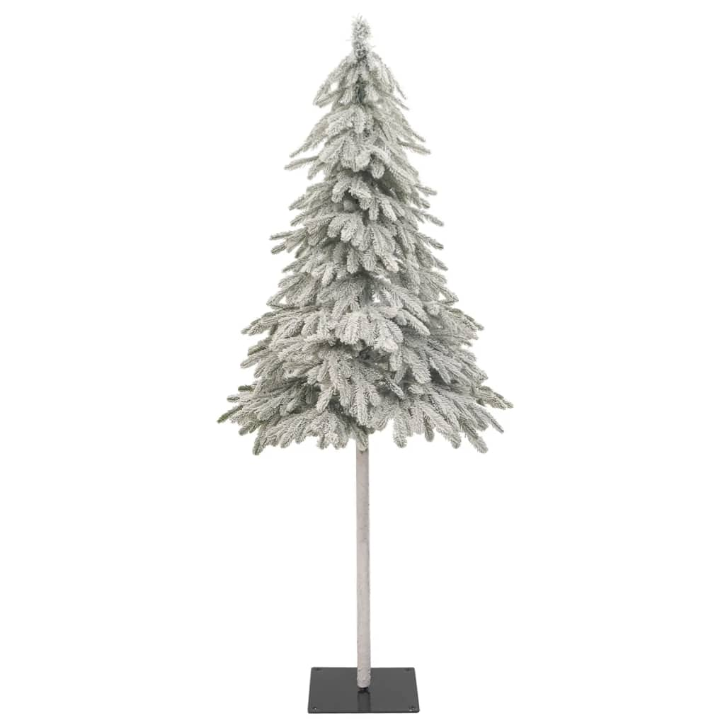 vidaXL Artificial Christmas Tree 300 LEDs & Flocked Snow 70.9"