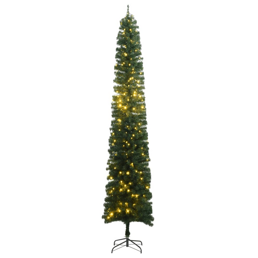 vidaXL Slim Christmas Tree 300 LEDs 106.3"