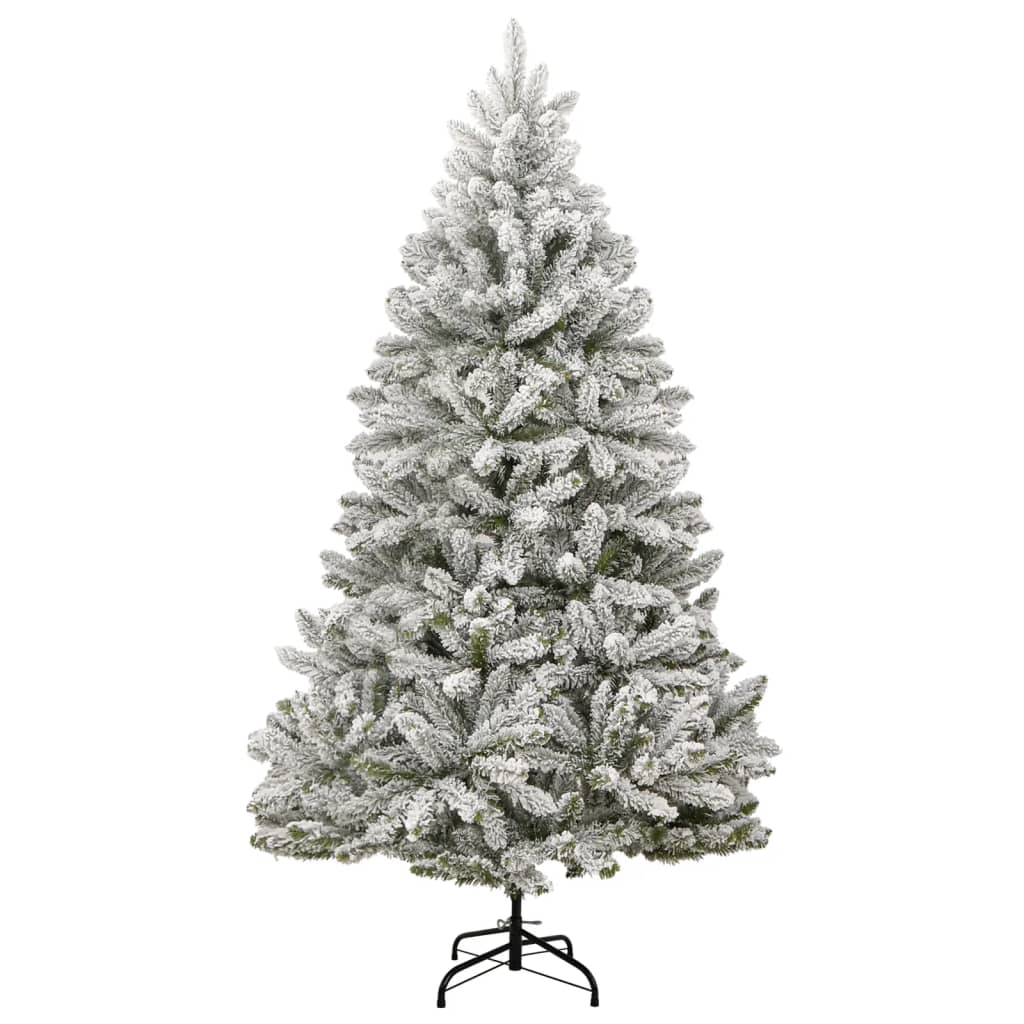 Artificial Hinged Christmas Tree 300 LEDs & Ball Set 82.7"