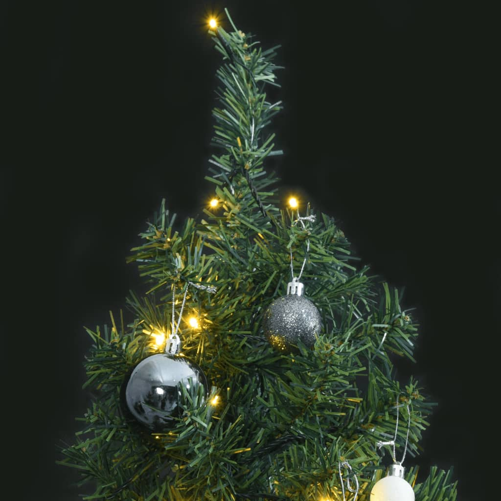 Slim Christmas Tree 300 LEDs & Ball Set 106.3"