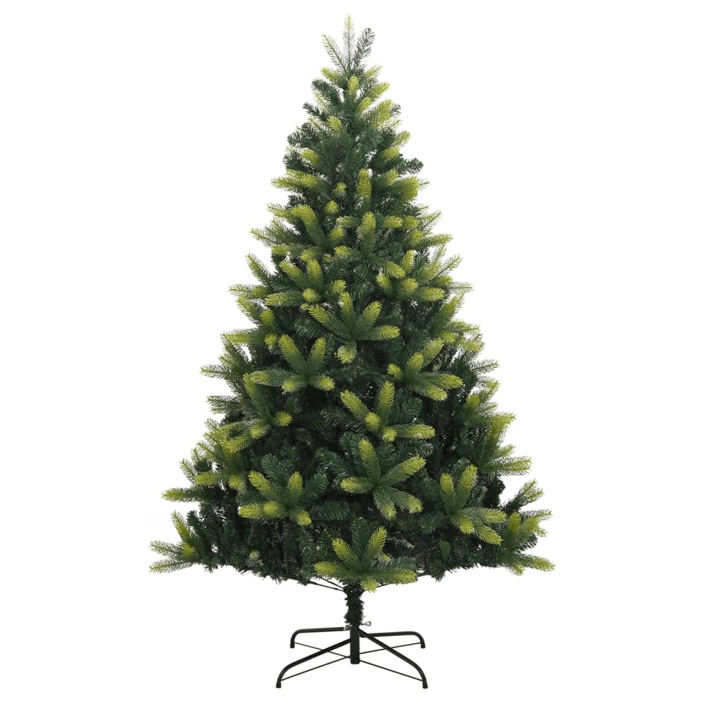 Artificial Hinged Christmas Tree 150 LEDs & Ball Set 59.1"