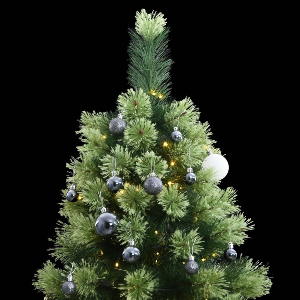 Artificial Hinged Christmas Tree 150 LEDs & Ball Set 59.1"