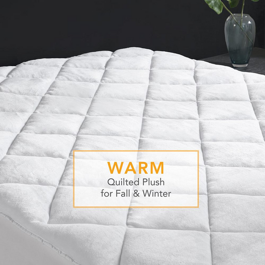 Cool/Warm Reversible Waterproof and Stain Release Mattress Pad