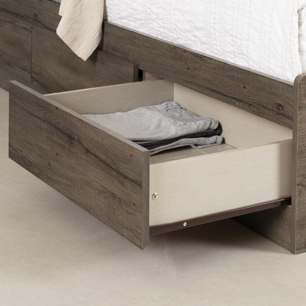 Hazen Bed and Headboard Set, Fall Oak