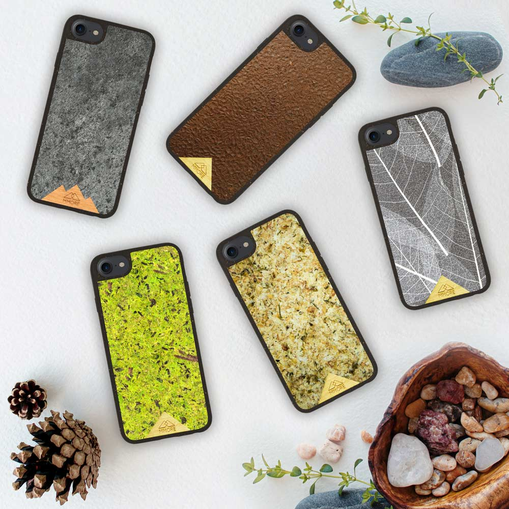 Biodegradable Organic Pressed Material Backing Phone Cases