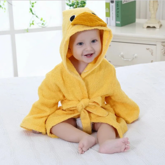 Bathrobe baby animal shape