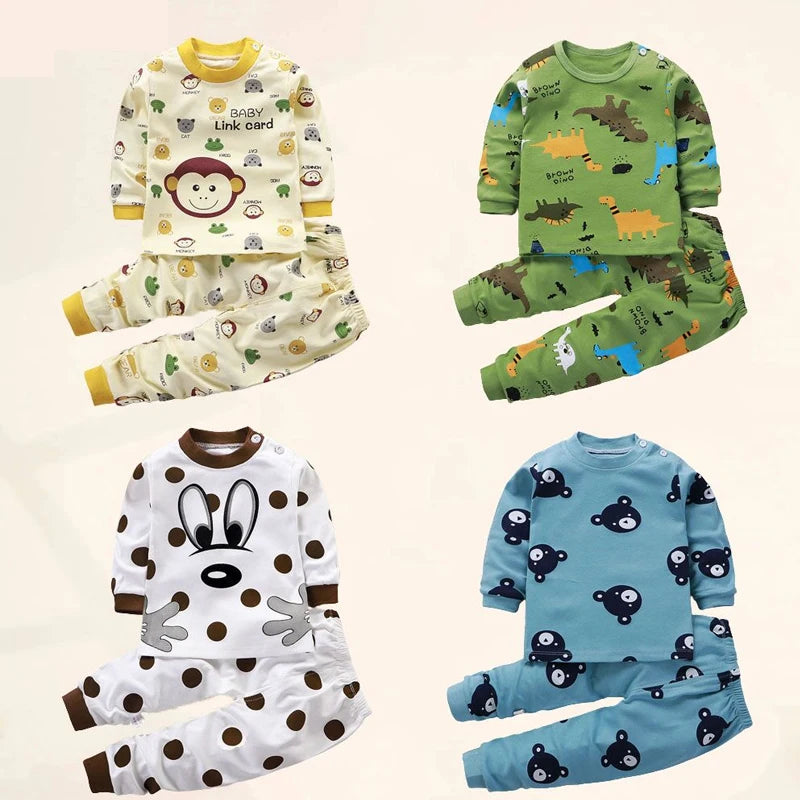 Two Piece Cotton Pajamas multivariant