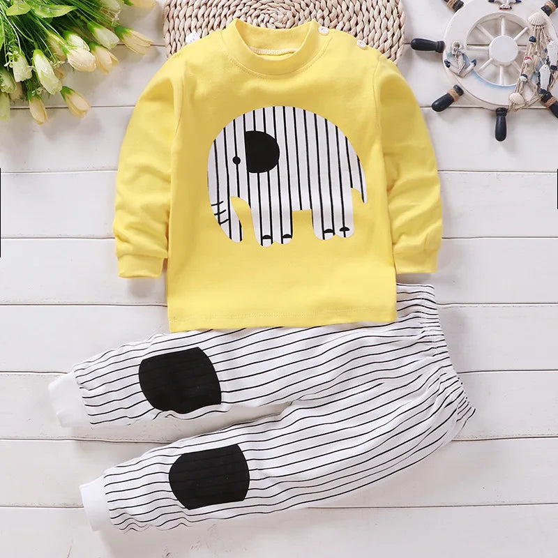 Two Piece Cotton Pajamas multivariant